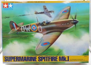 1:48th Scale Tamiya Wwii British Raf Spitfire Mk.  1 Fighter 61032:1800 Nb - Gb