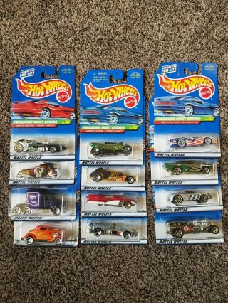 1998 Hot Wheels,  First Editions,  Treasure and Series Cars 3