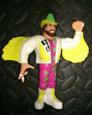 Vintage Hasbro Wwf Wwe Loose Wrestling Figure Macho Man Randy Savage