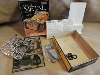 Vtg Monogram 1/24 Scale Die - Cast Metal Plastic Mg - Tc Kit 6102 1977 Complete