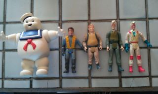 5 X Vintage Ghostbusters Figures 1984/87 - Columbia Pictures