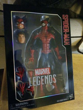 Hasbro,  Marvel Legends Spider - Man Action Figure,  12 Inches Select Disney