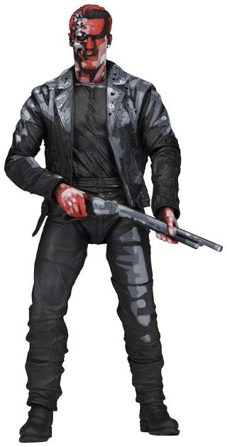 Terminator 2 T - 800 Video Game Appearance Figure By Neca