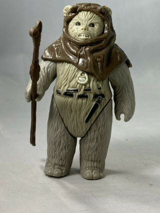 Chief Chirpa Ewok 1983 Vintage Kenner Star Wars Rotj Loose Figure Coo Hong Kong