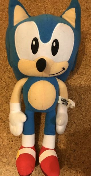 The Toy Factory Sonic The Hedgehog Plush Stuffed Animal 2018