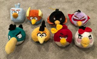 Angry Birds Plush Set Of 8