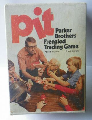 Vintage C.  1973 Pit Frenzied Trading Card Game No.  661 Parker Bros - Complete