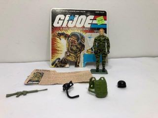 Gi Joe Vintage 1984 Ripcord 100 Complete With File Card And O Ring