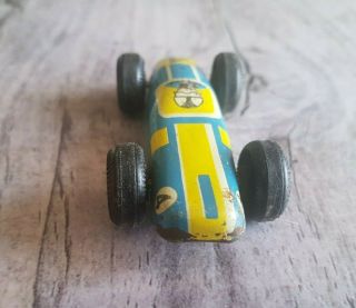 Rare Vintage Old Russian USSR Racing Car metal Toy kids 2