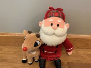 Stuffins Santa Rudolph Red Nosed Reindeer Misfit Toys Plush C2 Talking Rudolph