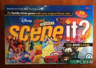 Disney Scene It 2nd Edition Dvd Game Mattel 2007 Pixar