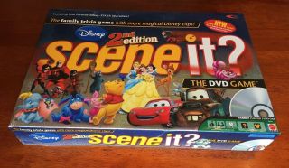 Disney Scene It 2nd Edition DVD Game Mattel 2007 Pixar 2