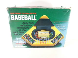 Vtech Electronic Talking Play By Play Handheld Baseball Game 1988 Vintage