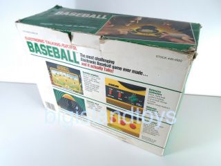 VTECH Electronic Talking Play by Play Handheld Baseball Game 1988 Vintage 2
