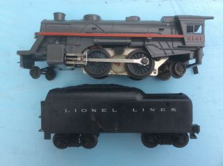 Lionel 8141 Lionel Lines 2 - 4 - 2 Steam Switcher Locomotive & Tender Smoke & Light