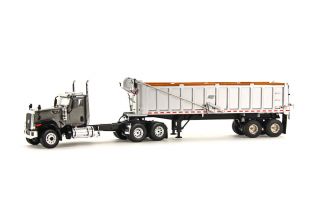 Caterpillar Ct680 Truck W/ East Dump Trailer - " Gray " - 1/50 - Wsi 39 - 1005