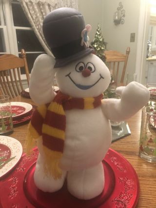 Frosty The Snowman Christmas Animated Plush 15 " Hallmark Singing Dancing Musical