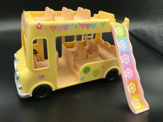 Calico Critters Bus Nursery Double Decker Sylvanian Families Boxed