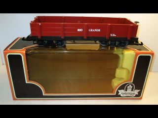 Vintage G - Scale Kalamazoo Toy Train Flatbed/gondalo Car Rio Grande W/box