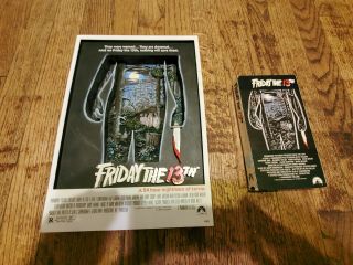 Friday The 13th 3d Movie Poster Masterworks Pop Culture By Mcfarlane Toy Vhs