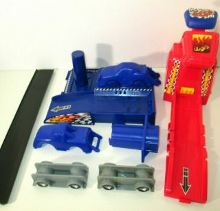 Play Doh Hot Wheels Racecars Mold And Launch Vintage Playset Cars Crafting Toys