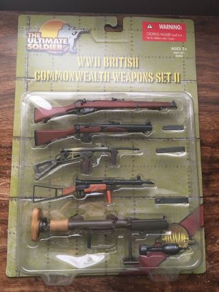 The Ultimate Soldier Wwii British Commonwealth Weapons Set 2 60402