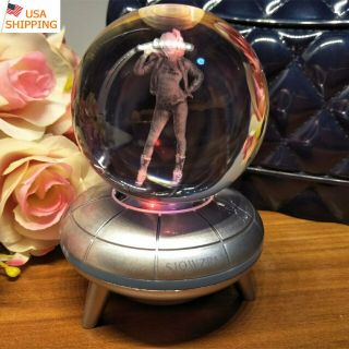 Harley Quinn 3d Led Crystal Night Light Table Lamp Crafts Brithday Gift 50mm