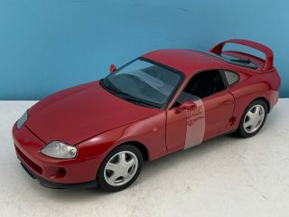 1/18 Kyosho Toyota Supra Right - Hand Drive Coupe In Red 7013r Read