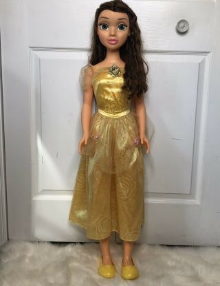 Disney Princess Belle My Size Doll 38 " Tall 3 Ft Beauty & The Beast Life Size