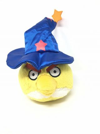 Angry Birds Yellow Chuck Wizard Hat Plush Stuffed Commonwealth Halloween 2011