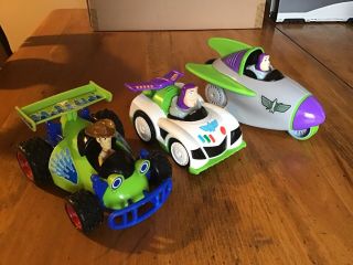 Fisher Price Shake N Go Disney Toy Story Vehicles Woody,  Buzz Car & Rocket