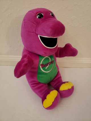 Playskool E Specially My Barney Dinosaur Talking Singing Plush Stuffed 2000 13 "