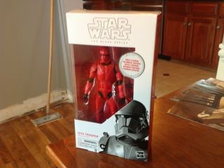 Star Wars Black Series Sith Trooper Red First Edition White Mib