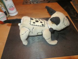 Rare Disney Store Plush Sparky from Frankenweenie Stuffed Animal Velcrow parts 2