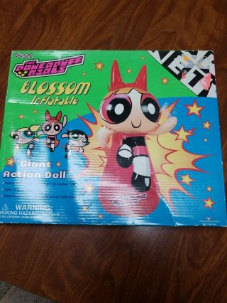Powerpuff Girls Blossom Giant Action Doll Inflatable Bop Bag
