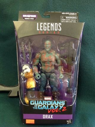 Marvel Guardians Of The Galaxy Vol 2 Legends Series Drax Action Figure Nib Baf