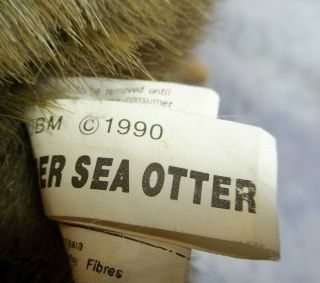 VTG 1990 Ganz Skipper Sea Otter Plush 20 