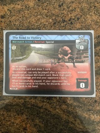 Raw Deal The Road To Victory Mid Match Wwe Wwf Card Foil