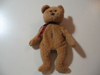 Ty Beanie Baby Curly The Teddy Bear