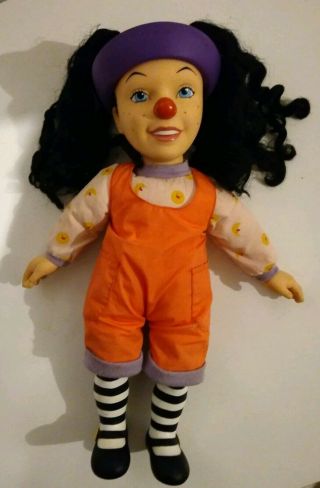 Big Comfy Couch Loonette The Clown,  Talking Plush Doll Vintage 1996 Htf