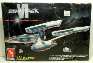 Amt/ertl Star Trek Vi The Undiscovered Country Uss Enterprise Kit