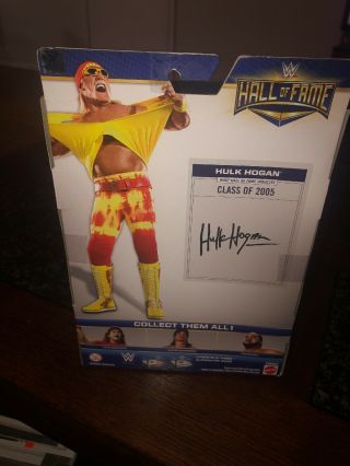 Mattel Wwe Elite Hulk Hogan Hall of Fame Class of 2005 Target Exclusive MOC. 2