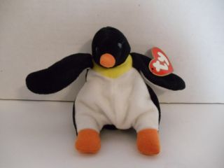 Ty Teenie Beanie Baby Waddle The Penguin Mcdonald 