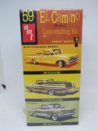 Amt/ertl 1959 Chevy El Camino 1/25 Scale Plastic Model Kit