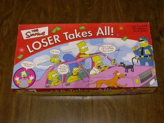 2001 The Simpsons Loser Takes All - Roseart