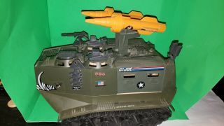 1989 Gi Joe Warthog Aifv Sgt.  Slaughter Tank 99 Complete Cobra Gijoe Good Decal