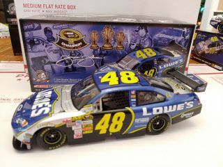 Jimmie Johnson.  Signed 2008 Lowe 