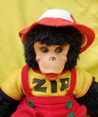 Vintage Zip The Monkey By Rushton.  Howdy Doody The 1950s Zippy