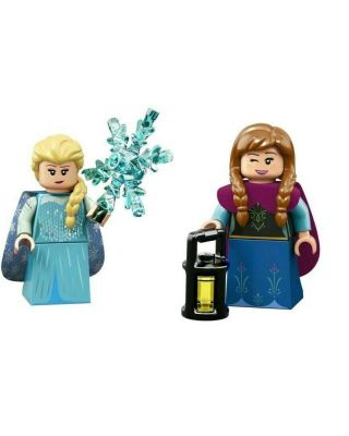 Lego Disney Series 2 Minifigures Frozen Elsa & Anna 71024 - In Open Bag
