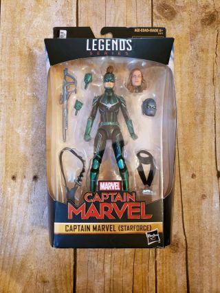 Marvel Legends Series Captain Marvel Movie 6 Captain Marvel (star Force) Figure